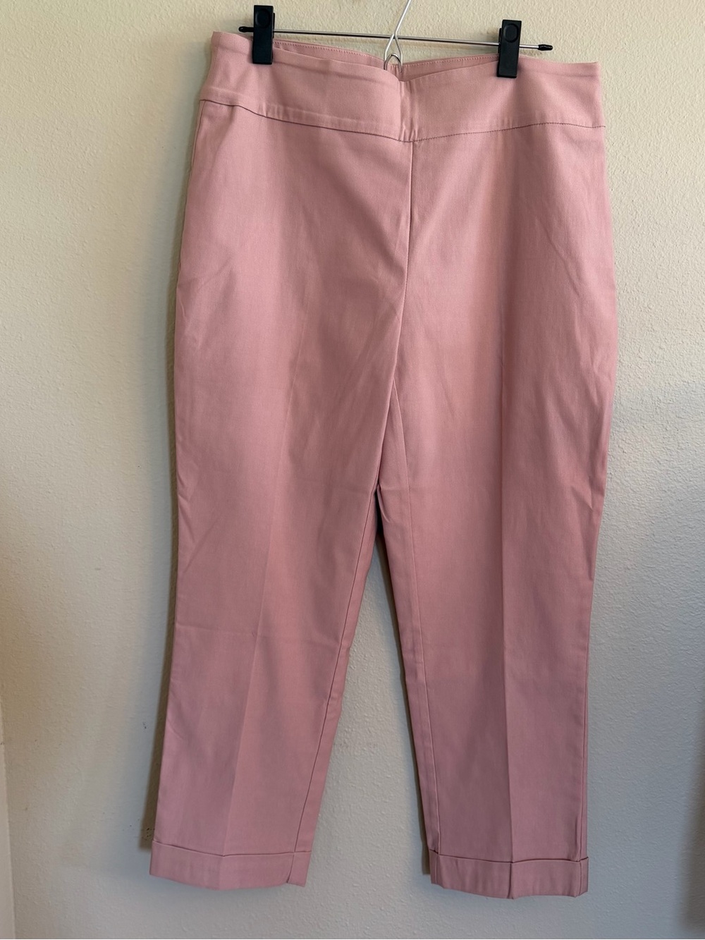 Tribal Blush Pink Cropped Ankle Pants - Size 14
